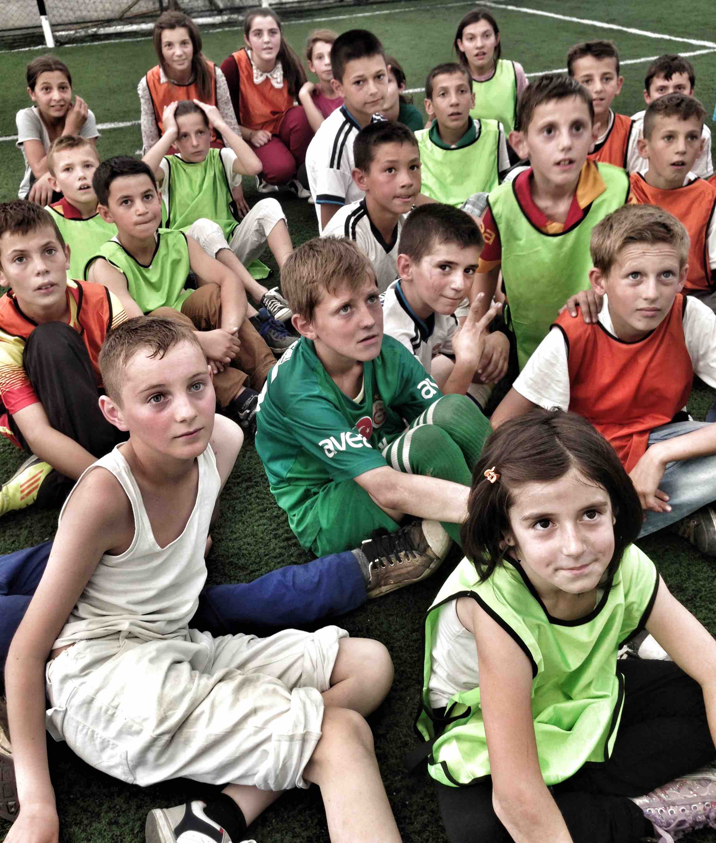 Group of young people during a playdagogy session.