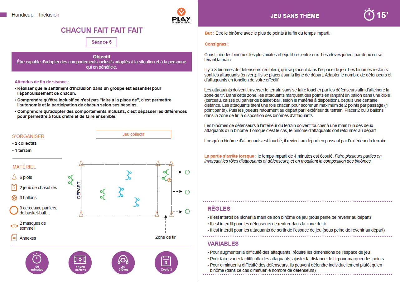 SCO-kit HI - Playda 5 - chacun fait fait fait