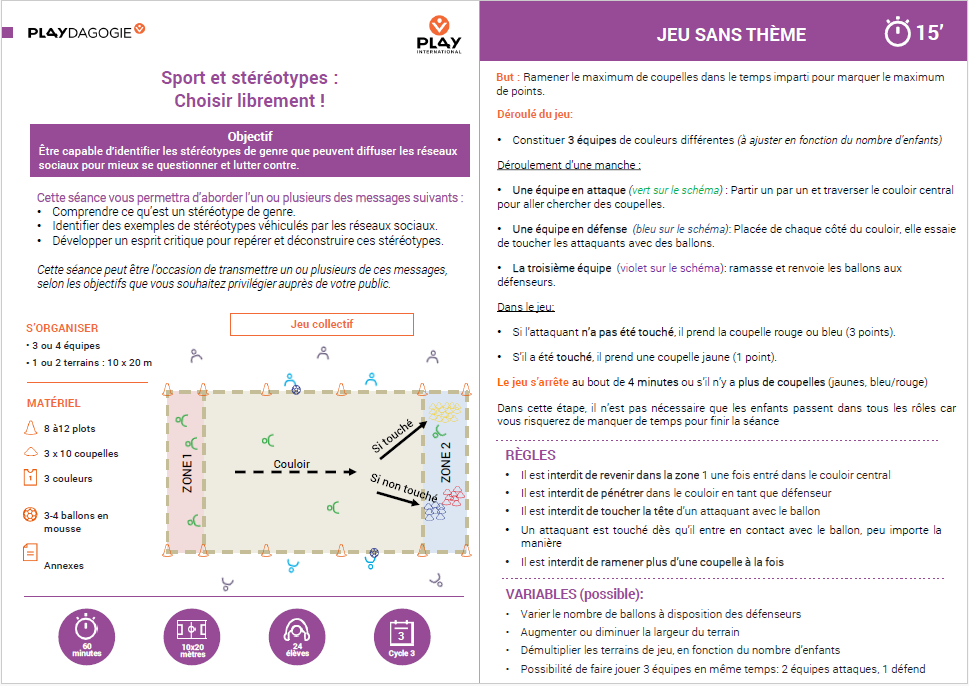 Visuel Jeu Stéréotypes et sport