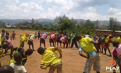 Echauffement d'enfants au Burundi