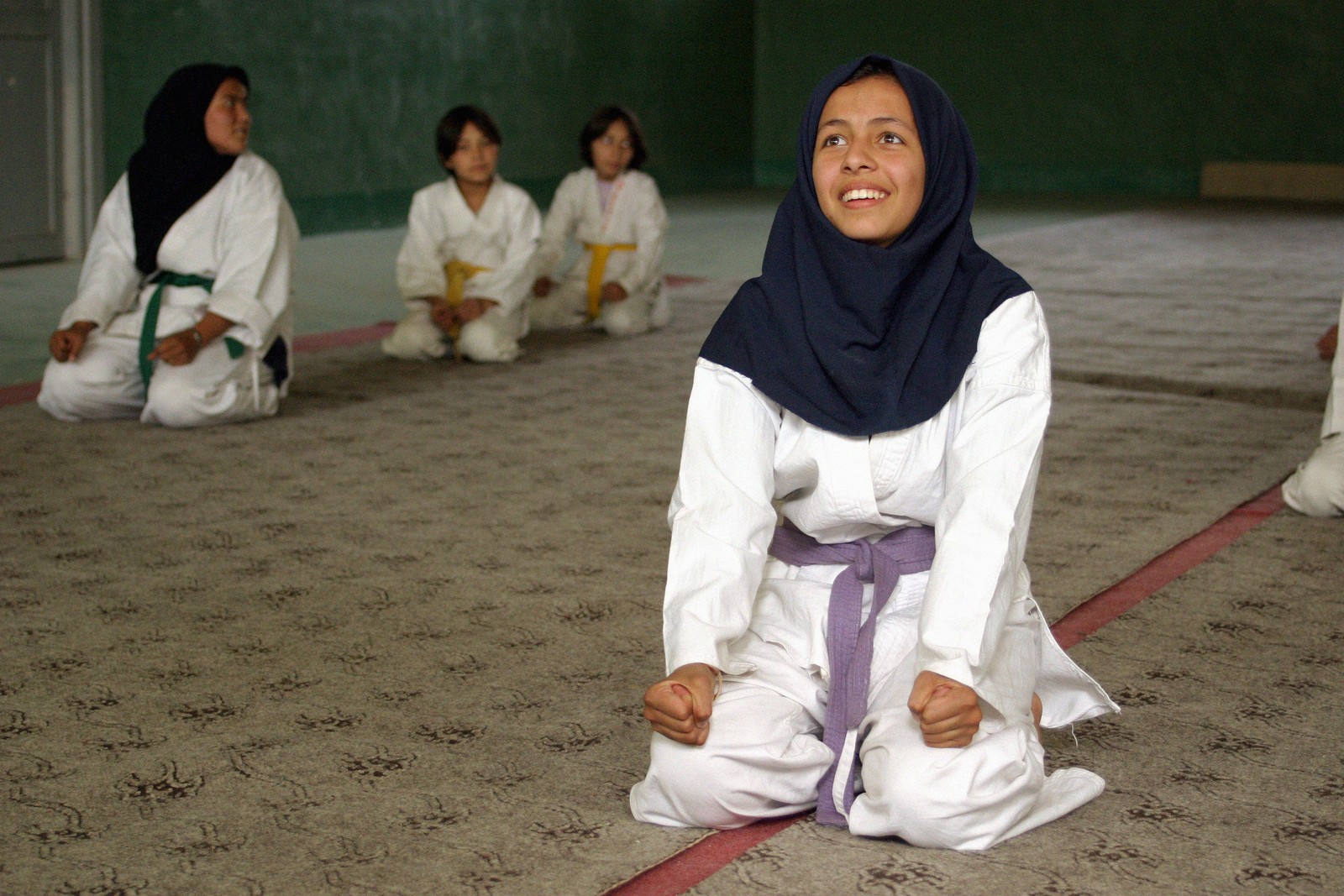 Fille Afghane en Kimono