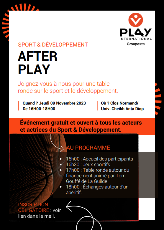 AfterPLAY Sport et Développement Sénégal