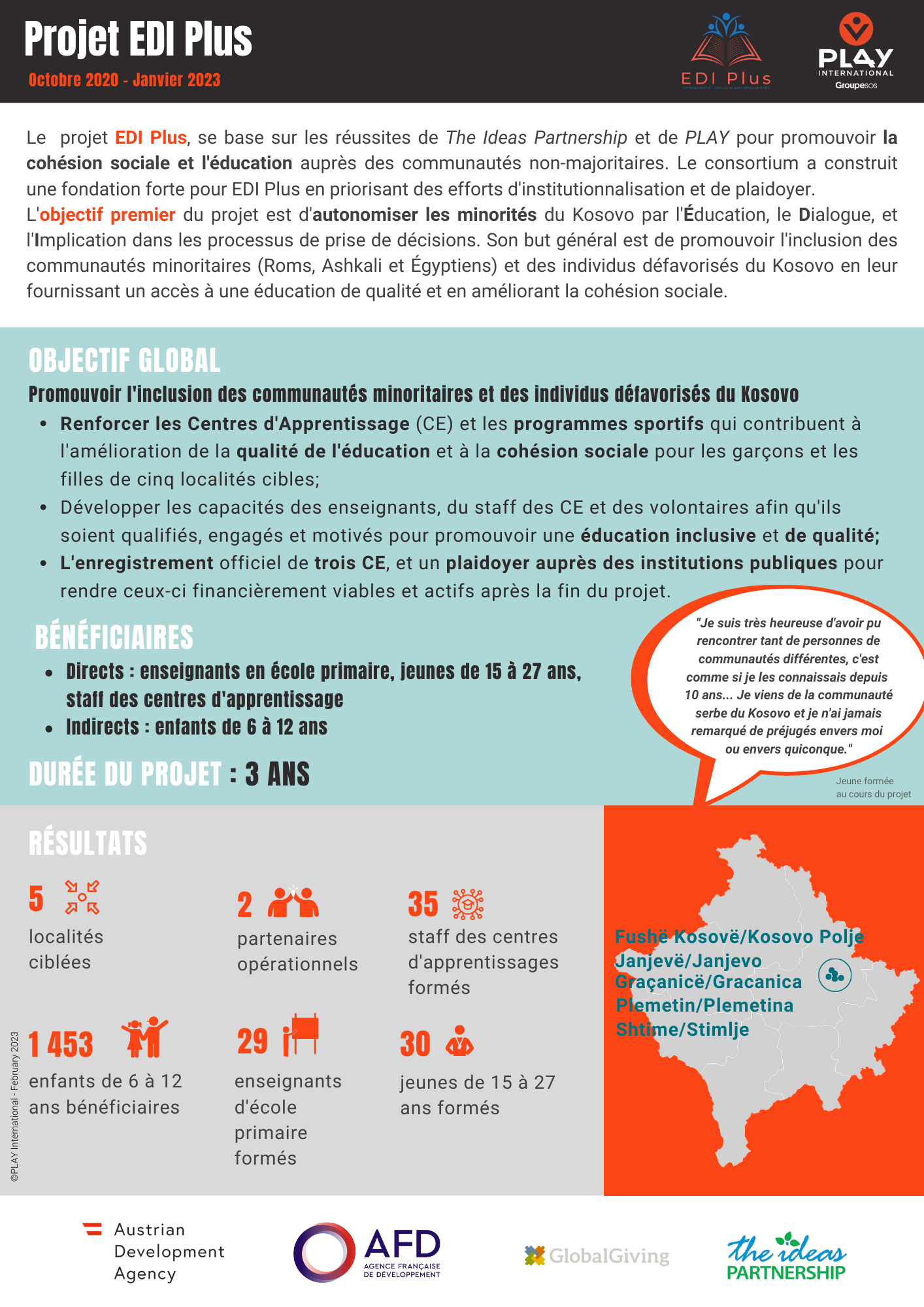 Infographie bilan EDI Plus