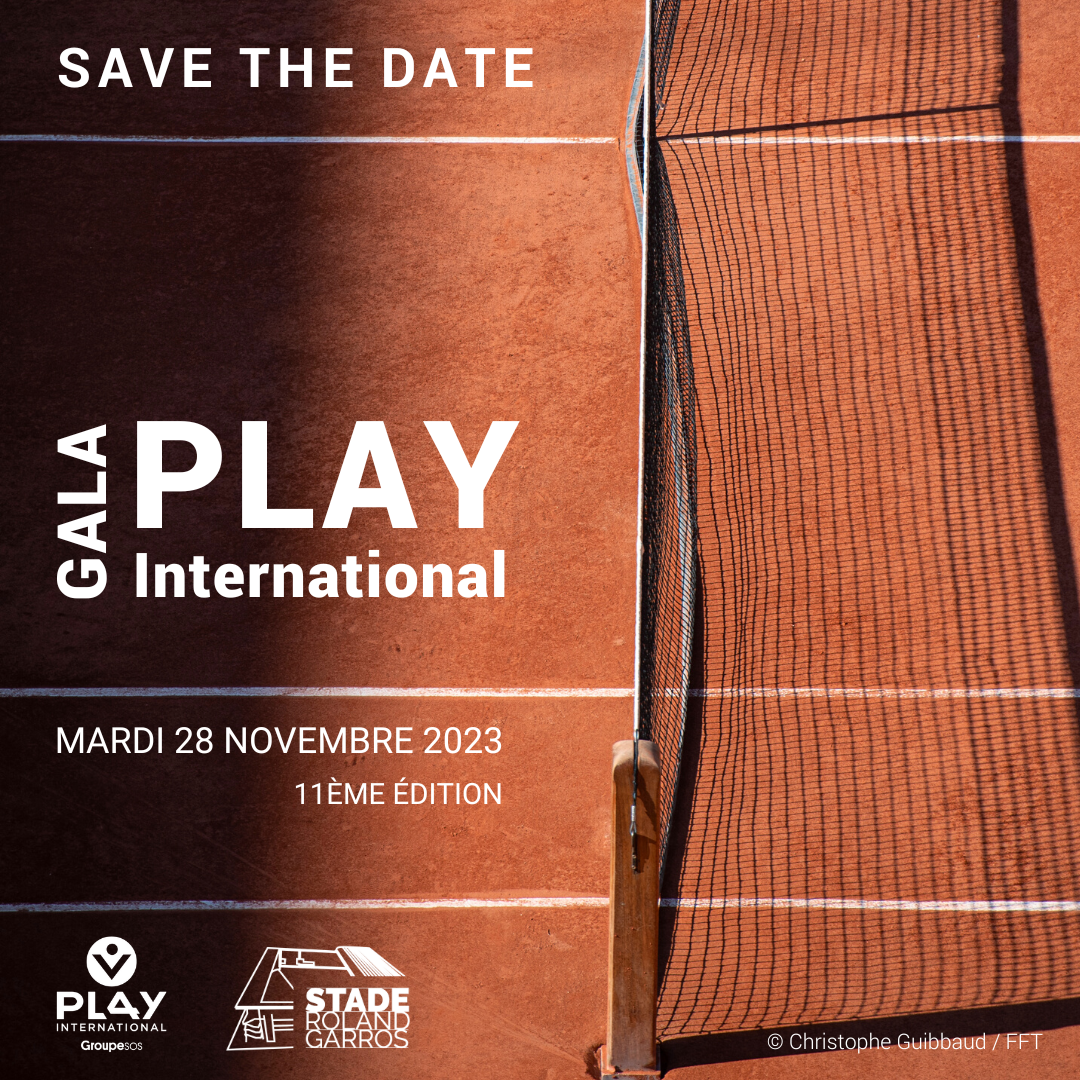 Save the date Gala PLAY International 2023