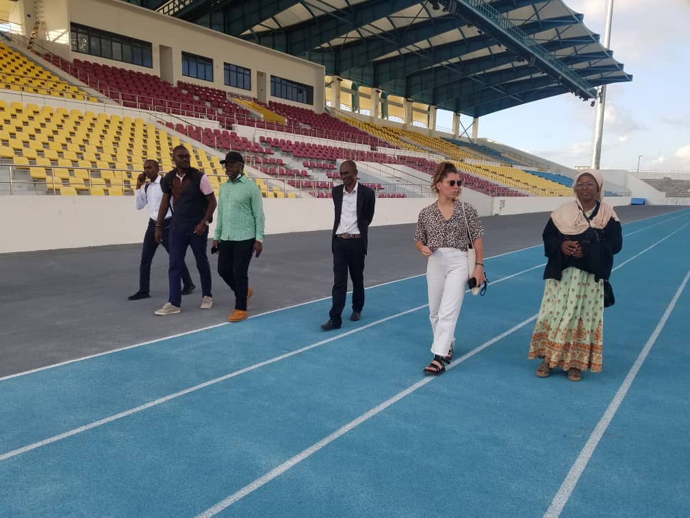 Visite d'un stade