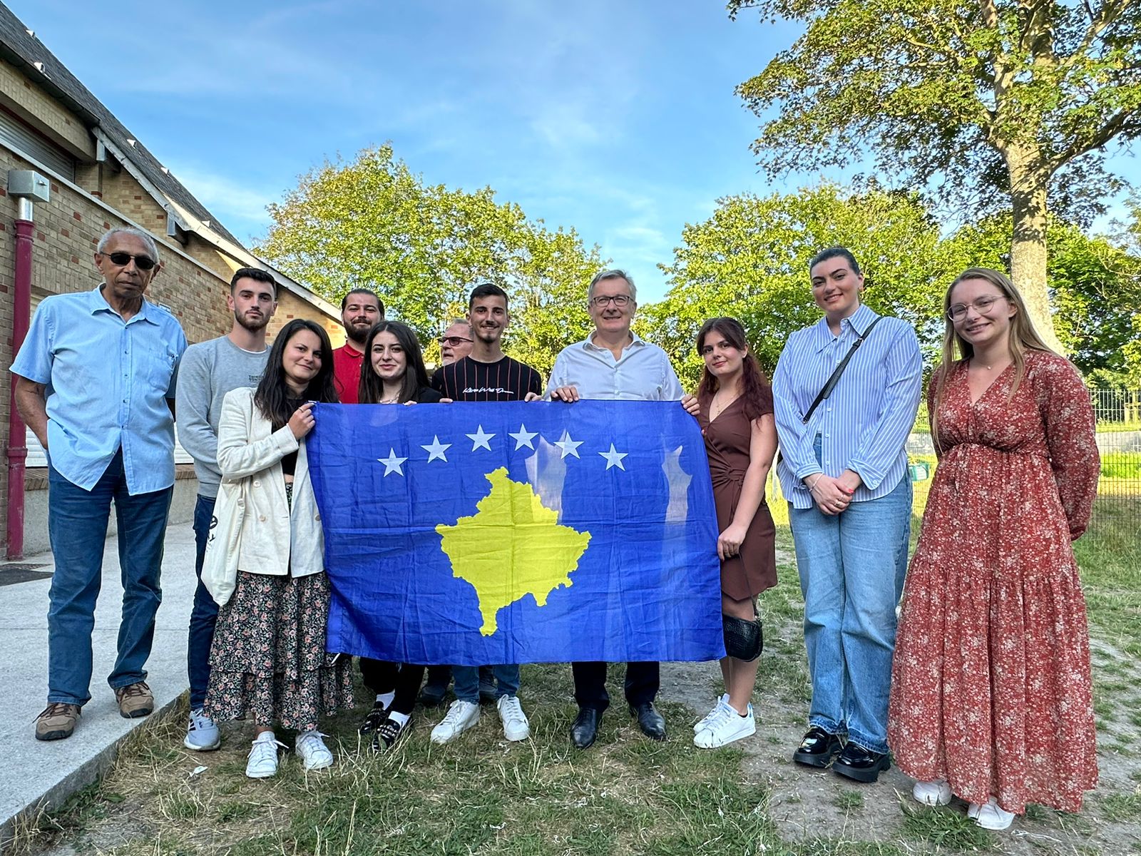 Jeunes kosovars à Gravelines